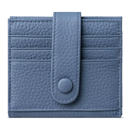Lychee Leather Wallet for Women Cardholder Cowhide Wallet Cute Lady Real Genuine Leather Short Zipper Purse Wallet for Famale