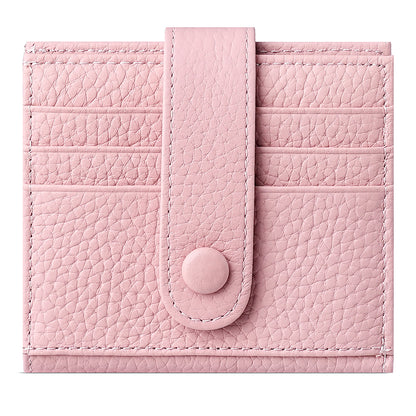 Lychee Leather Wallet for Women Cardholder Cowhide Wallet Cute Lady Real Genuine Leather Short Zipper Purse Wallet for Famale